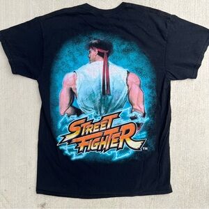 Goat Crew x Street Fighter Ryu Graphic T-Shirt Black Men’s Small